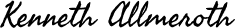 Kenneth Allmeroth Signature